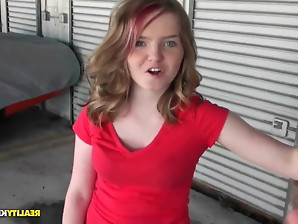 Beautiful brunette takes a cock to her pussy and simply loves it so much that she orgasms.